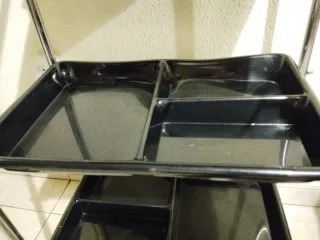 Carro Auxiliar Peluquería 3 Bandejas