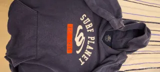 Sudadera con capucha azul Surf Planet