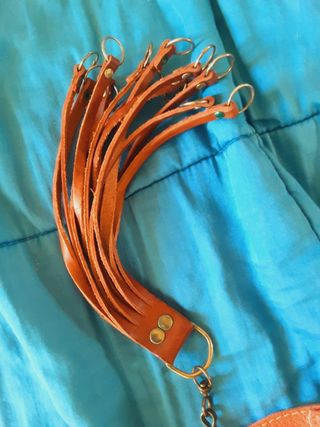 Cartucciera a tracolla in cuoio vintage