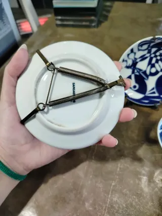 Lote 3 platitos Sargadelos blue & white