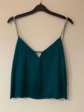 Top fiesta tirantes brillantes