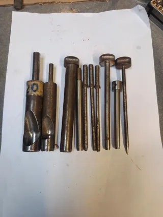 Sacabocados de metal alguno para afilarlo