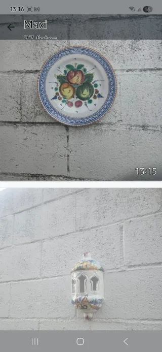 Set di Piatti decorativi in ceramica