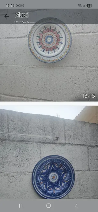 Set di Piatti decorativi in ceramica