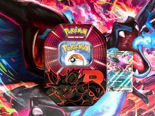 Tin Pokémon Team Rocket da collezione e Nidoking