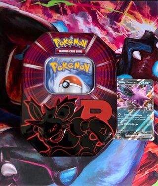 Tin Pokémon Team Rocket da collezione e Nidoking