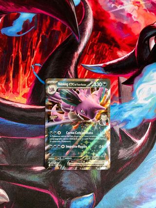 Tin Pokémon Team Rocket da collezione e Nidoking