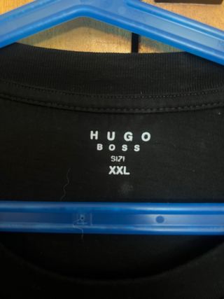 Camiseta Hugo Boss Talla XXL Negra