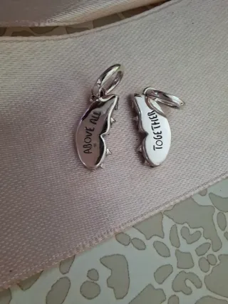 Pandora Charm Ali Farfalla Divisibile Blu Argento