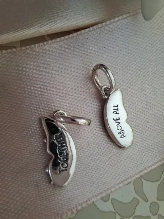 Pandora Charm Ali Farfalla Divisibile Blu Argento