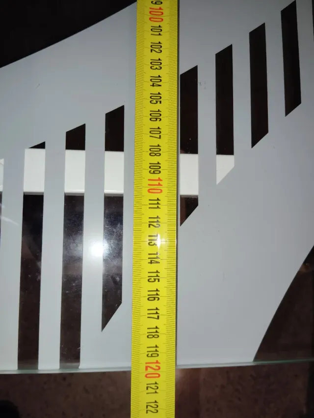 Escritorio Ikea Cristal y Blanco