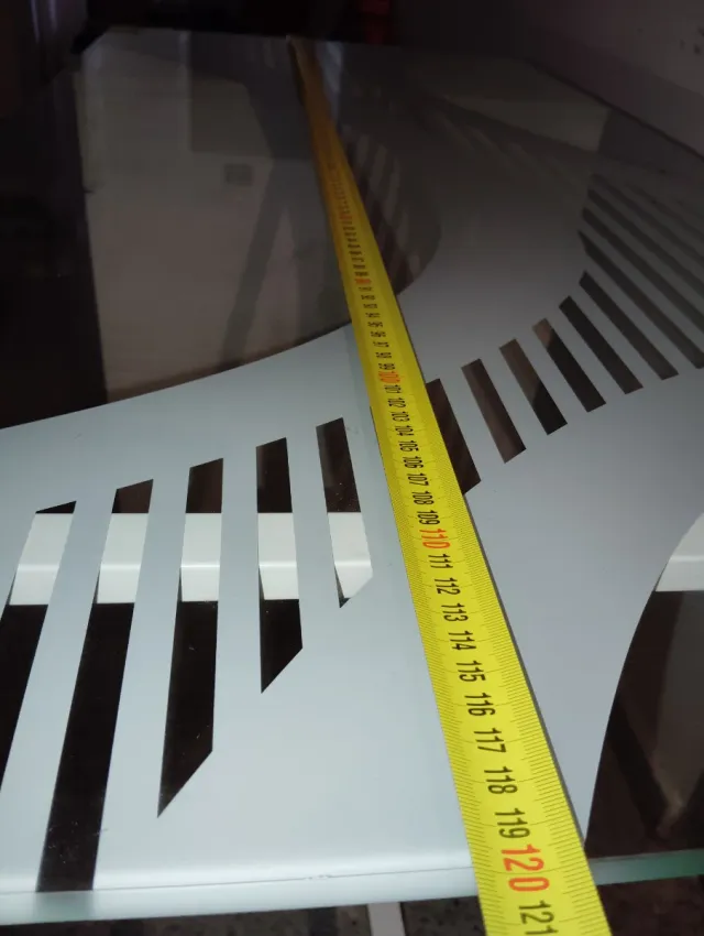 Escritorio Ikea Cristal y Blanco