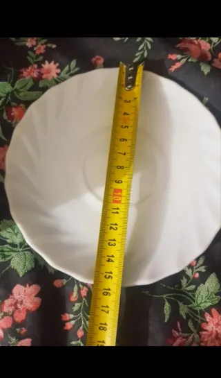 Tazas desayuno arcopal Nocilla flores vintage