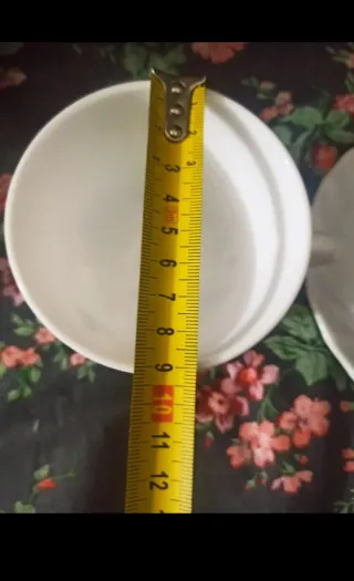 Tazas desayuno arcopal Nocilla flores vintage