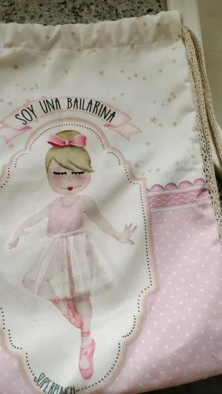 Bolsa Mochila Bailarina Infantil