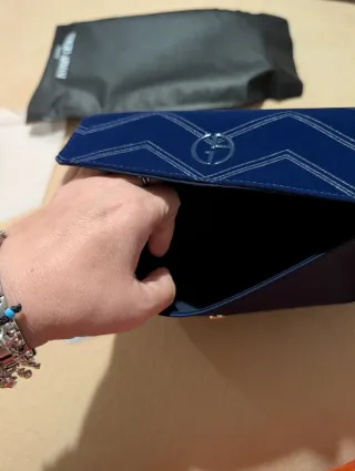 Pochette Giorgio Armani Blu