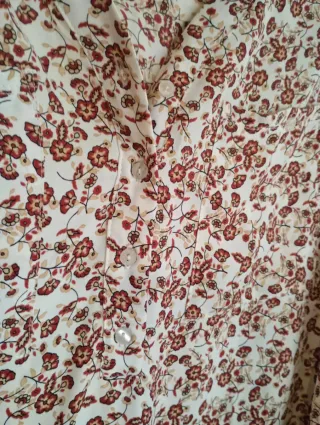 Blusa Cortefiel Estampada Flores