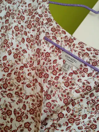 Blusa Cortefiel Estampada Flores