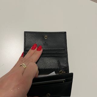 Portafoglio piccolo Gucci nero multicolore