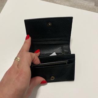 Portafoglio piccolo Gucci nero multicolore