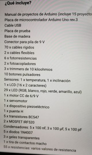 KIT ARDUINO