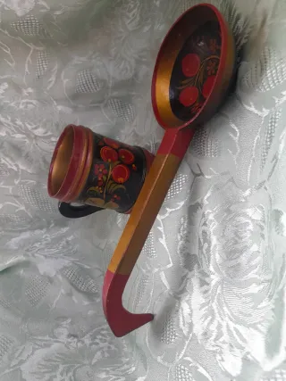 Set Cucina Legno Decorato