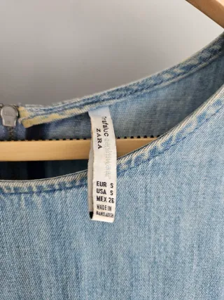 Vestido vaquero Zara