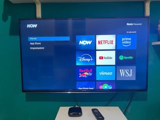 NOW TV Box con telecomando e alimentatore