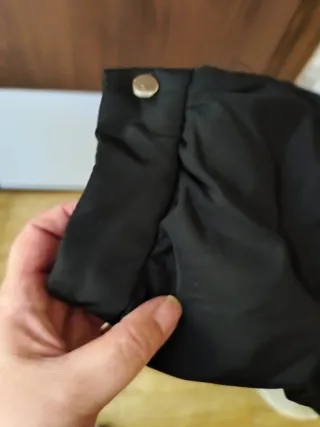 Chaqueta acolchada negra mujer, talla 54.