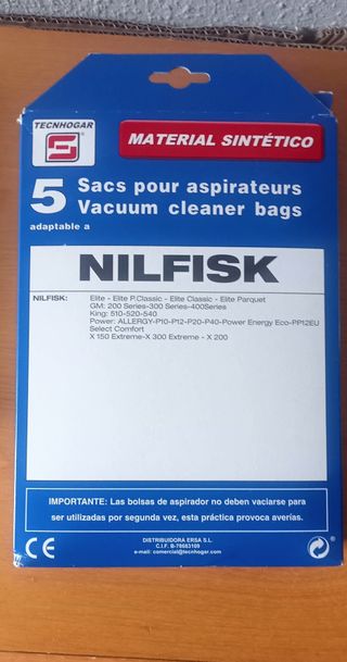 Bolsas aspirador Nilfisk (5 uds)