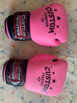 Guantes de Boxeo Custom Fighter Rosa