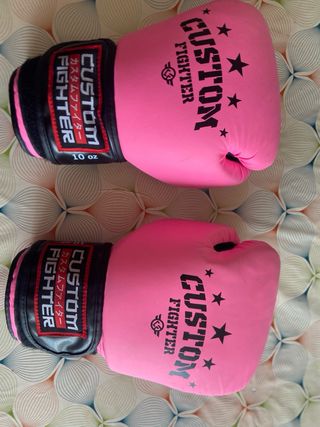 Guantes de Boxeo Custom Fighter Rosa
