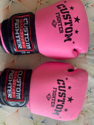 Guantes de Boxeo Custom Fighter Rosa