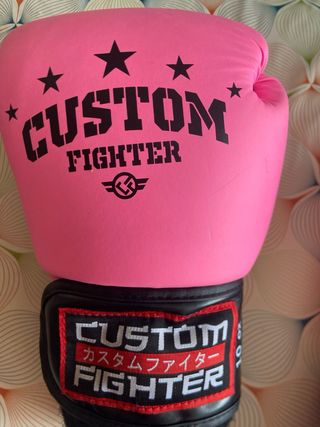 Guantes de Boxeo Custom Fighter Rosa