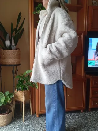 Chaqueta borreguito blanca