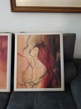 2 Quadri Astratti Donna