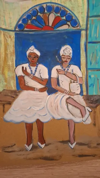Pintura Santeras Cuba