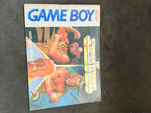WWF Superstars Game Boy Gioco e Manuale