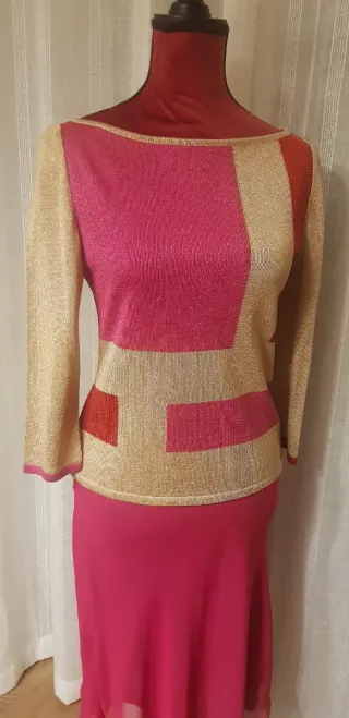 Conjunto Top y Falda vaporosa