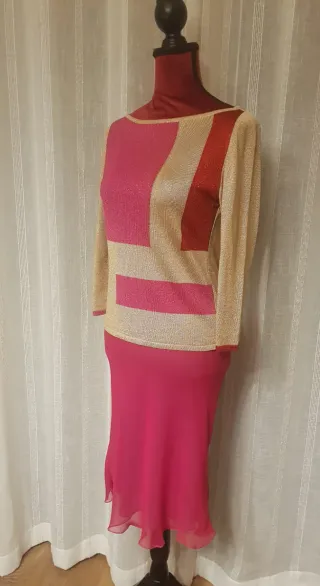 Conjunto Top y Falda vaporosa