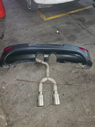 Línea de escape y difusor golf 5