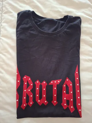 Camiseta Brutal Talla M Retro