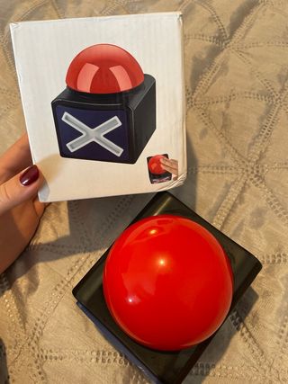 botão buzzer vermelho