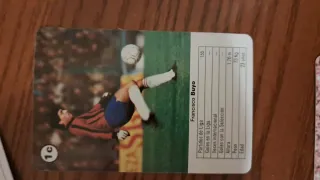 Juego Cartas Fútbol Selección Española 1982