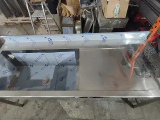 FREGADERO INDUSTRIAL DE 192 CM ACERO INOXIDABLE