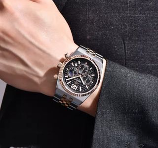 Reloj Benyar Hombre Oro y Plata