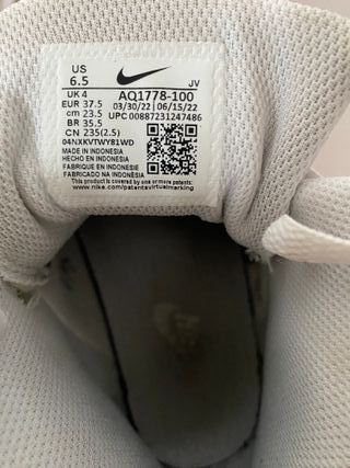 Zapatillas Nike Ebernon Talla 37.5