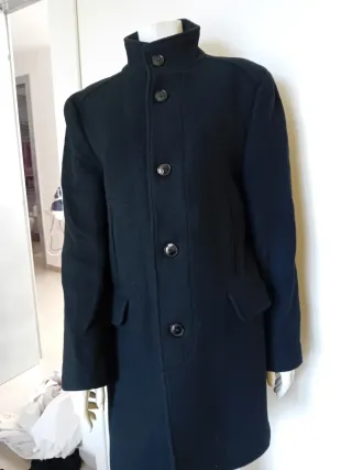 Cappotto nero uomo