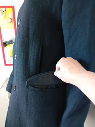 Cappotto nero uomo