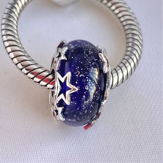 CHARM MURANO GALAXIA AZUL